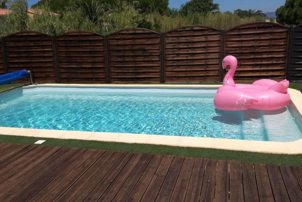 T2: 45M2 :4 Places :Independant Dans Villa Hyères Exteriör bild